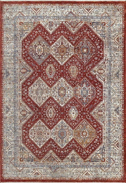 Dynamic Rugs DAKOTA 6641-399 Red and Multi